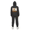 Everyday Kids “Boo Crew” Halloween Zip Up Hoodie – Cute Ghosts and Pumpkins – Cozy Fall Sweatshirt for Girls, Black - 2 of 3