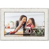 PosterPalooza | Ornate White Picture Frame - UV Acrylic, Backing Board, Hanging Hardware Included - 2 of 4