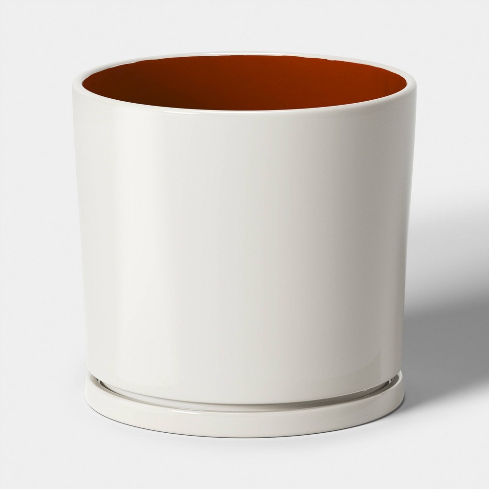 Terracotta Outdoor Planter Cream 10.25" - Threshold™