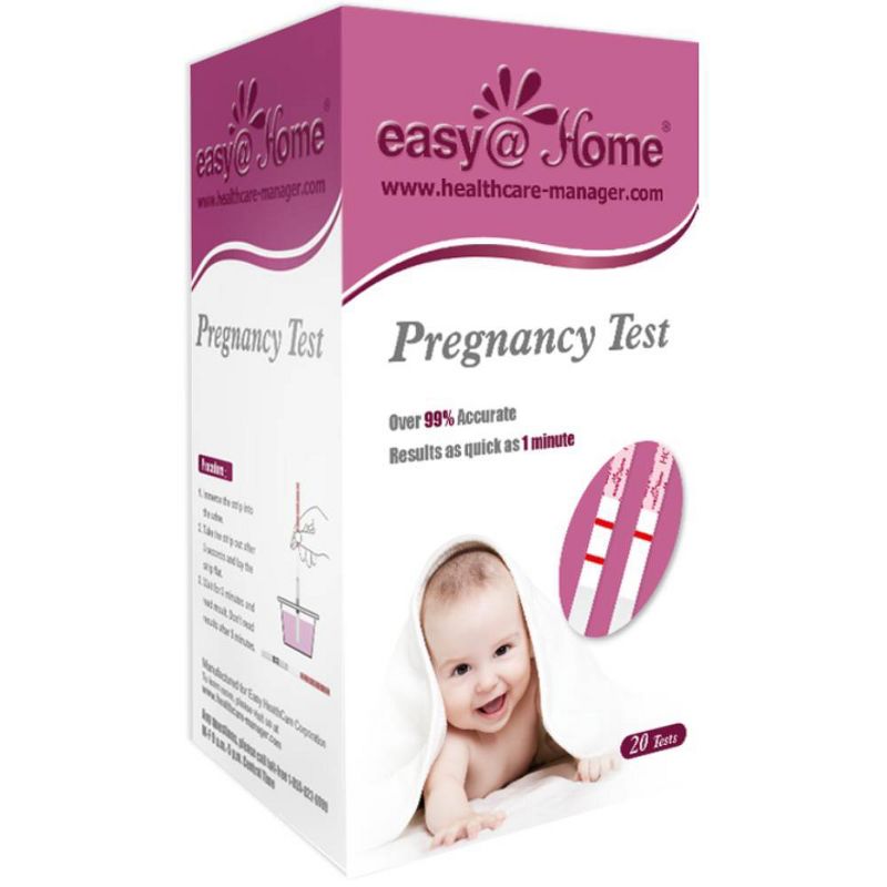 easy@Home Pregnancy Test Strips - 20ct, 1 of 5