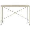 Callie Rolling Desk - Rustic Brown/Cream - Safavieh - 3 of 4