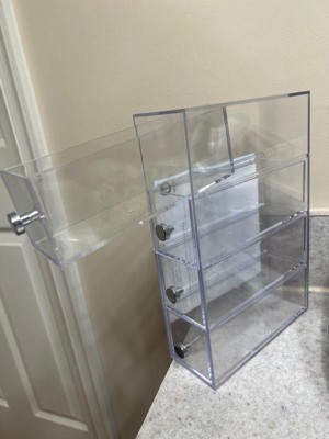 Interdesign Clear Flip 4 Drawer Tower Drawer