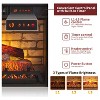 SinCiDo Farmhouse Fireplace TV Stand,w/ 42"Mantelpieces&23"Free Standing Electric Fireplace Heaters,w/ Remote Control&Adjustable 3D Flame - 4 of 4