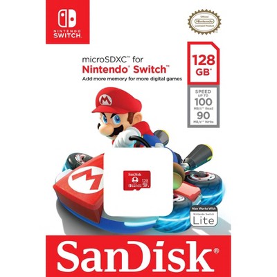 SanDisk 128GB microSDXC Memory card Licensed for Nintendo Switch - Thumbnail 3