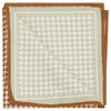 INSPIRE CHIC Men's Houndstooth Self-Fold Pocket Square for Suit 1 Pcs - 4 of 4