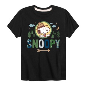 Boys' - Peanuts - Ranger Snoopy Short Sleeve Graphic T-Shirt - 1 of 4