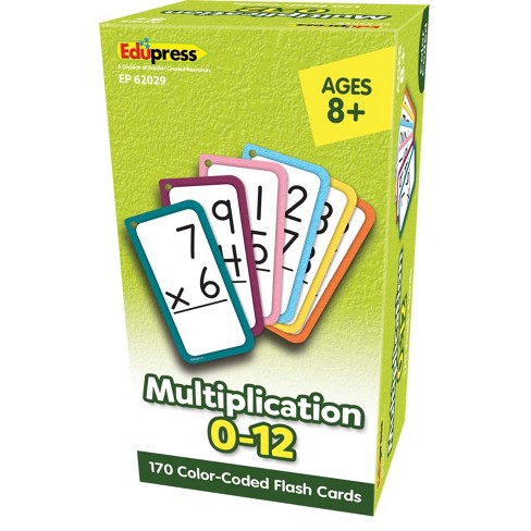 Edupress Multiplication Flash Cards, All Facts 0-12 : Target