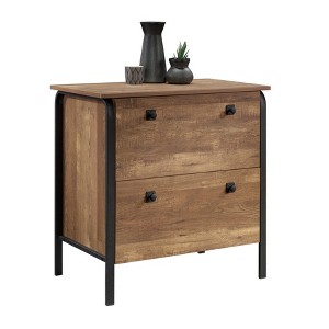 Sauder Station House 2 Drawer File Cabinet Etched Oak - 1 of 4