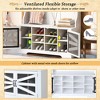LIVAREEmlen 43.3'' Garment Rack, 3-in-1 Design and Adjustable Shelves, Hall Tree with 7 Hooks for Entrance, Living Room - 4 of 4