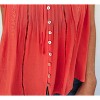 Women's Lace Inset Trim Button Top - IN-LOOM - 2 of 4