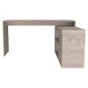 Vynxaria L Shaped Corner Desk Modern Stylish Wooden Office Desk with Drawers Reversible Shelves Very Suitable for Home Office Games - 4 of 4