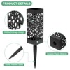 Unique Bargains Plastic Cemetery Vase with Spike Flower Holder Grave Decorations 11.9 x 2.4 Inch Black - 2 of 4