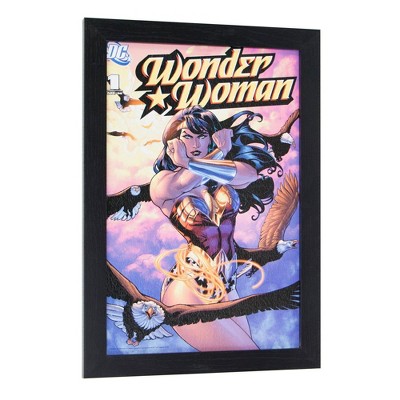 Licensed DC Comics Wonder Woman Framed Wall Art - Crystal Art Gallery