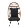 Sunsitt Steel Wicker Outdoor/Indoor Egg Chair - 4 of 4