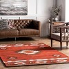 Nuloom Hand Tufted Shyla Area Rug, 8' 6" x 11' 6", Wine - 2 of 4