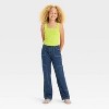 Girls' Scallop Trim Sweater Tank Top - art class™ - 3 of 3