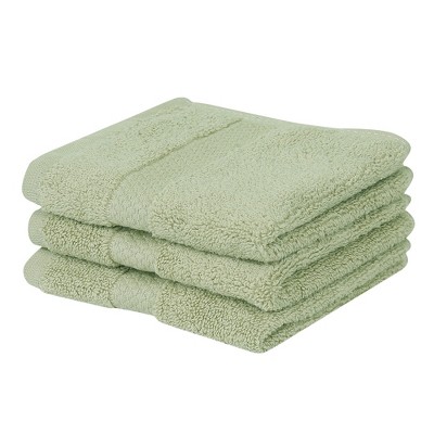 Splash Zero Twist 100% Ring Spun Cotton Face Washcloth Set – Reversible, 550 GSM, Soft, Lightweight, Highly Absorbent Towels for Bathroom