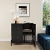 CLIHOME 31.5 in. 2-Door Wooden Accent Decorative Storage Cabinet with 3 Adjustable Shelf - 2 of 4