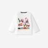 MyKids-USA Spring And Autumn Boys Cartoon Vehicles Pattern Long Sleeves Top T-Shirt And Solid Color Pants Clothing Set - 2 of 4