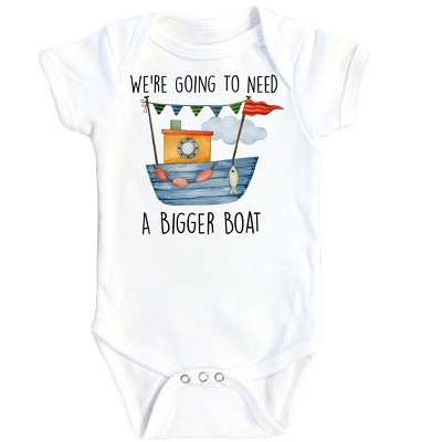 Bigger Boat Shark - Baby Boy Girl Clothes Infant Onesie® Funny Cute Newborn GS1