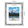 Amanti Art Scratched Wave Chrome Picture Frame - 4 of 4