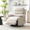 Multifunctional Heated Massage Sofa Recliner, 135° Max Recline with Cup Holder & Storage for Living Room, Bedroom - 2 of 4