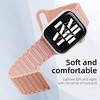 HTUTWOO Magnetic Silicone Compatible with Apple Watch Band Ultra 2 ＆Ultra 49mm 46mm 45mm 44mm 42mm 41mm 38mm for Women men - 3 of 4
