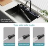 FUFU&GAGA Premium 304 Stainless Steel Kitchen Sink with Whale Faucet and Oak Cutting Board - 4 of 4