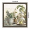 Amanti Art Greenhouse Orchids on Shiplap II by Danhui Nai Canvas Wall Art Print Framed 16 x 16-in. - 4 of 4