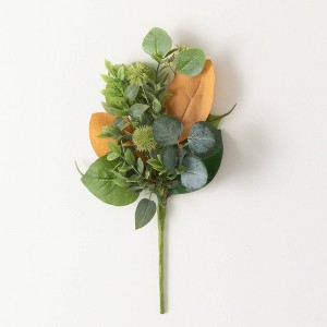 Sullivans Artificial 18" Magnolia & Eucalyptus Pick, Green - 1 of 2