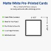 Avery Printable Square Cards, Double Black Border, 2.5" x 2.5", Matte White Square Cards, Laser/Inkjet, 90ct, Great for Business Cards - 2 of 4