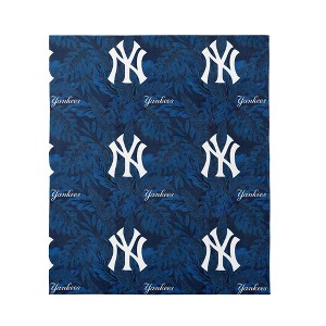 MLB Tonal Vines Microfiber Beach Towel - 1 of 4