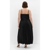 Women's Plus Size Kamila Cowl Neck Dress - black | CITY CHIC - 3 of 4