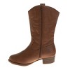 Josmo Chic Women's Cowboy & Western Boots: Comfortable Mid-Heel, Pointed Toe & Slip-on Design - 3 of 4