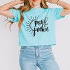 Simply Sage Market Women's Pool Junkie Short Sleeve Relaxed Fit Cropped Graphic Tee - 2 of 3