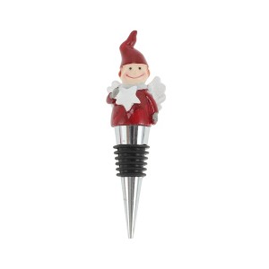 Unique Bargains Santa Claus Bottle Stopper Zinc Alloy Resin Silicone 1Pc - 1 of 3