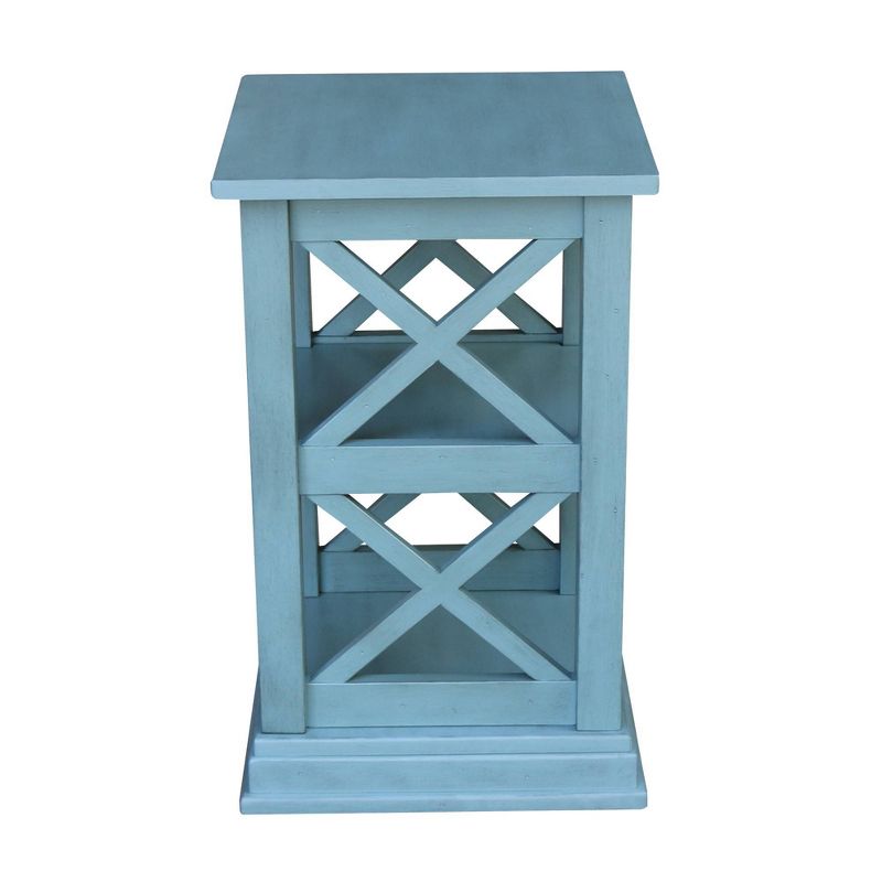 Hampton Accent Table with Shelves - International Concepts, 4 of 10