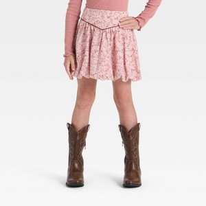 Girls' Bubble Hem Skirt - Cat & Jack™ - 1 of 3