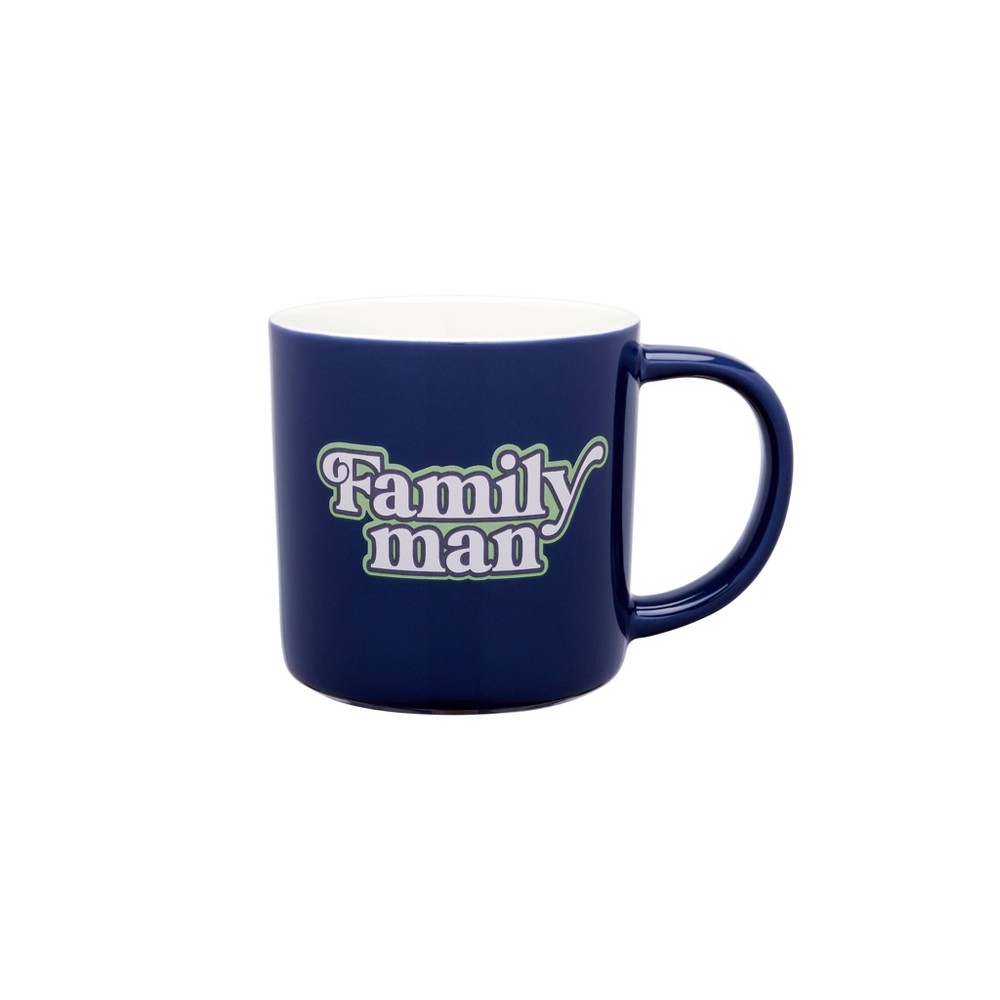 Photos - Glass 16oz Stoneware Family Man Mug - Parker Lane