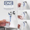 WOWOW Wall Mounted Pot Filler Push Back Glass Filler Faucet for Bar, Diner, Cafe in Polished Chrome - 2 of 4