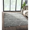 5'x7' Grey and Cream Area Rug ¨C Modern Low-Pile Indoor Rug, Durable 100% Polypropylene, Soft & Easy to Clean - Nertpow - 2 of 4