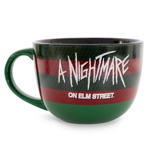Silver Buffalo A Nightmare on Elm Street Sweater Claws Ceramic Soup Mug | Holds 24 Ounces - 1 of 4
