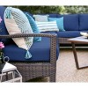 Leisure Made Augusta 5pc Wicker Sectional in Navy Fabric - 3 of 4