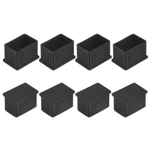 Unique Bargains Rectangle PVC Durable Anti-Slip Furniture Leg Caps - 1 of 4