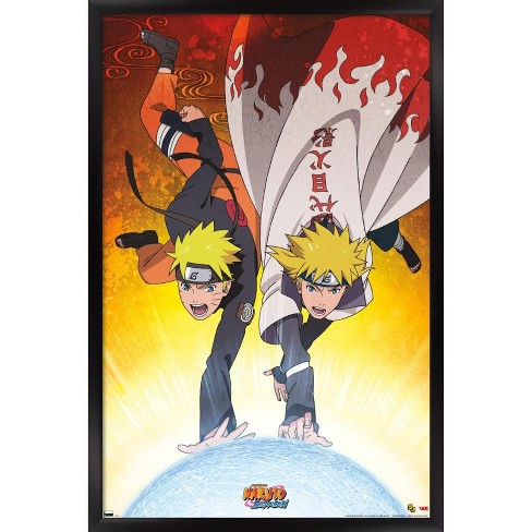 Boruto: Naruto Next Generations - Circle Wall Poster, 14.725 x 22.375,  Framed 