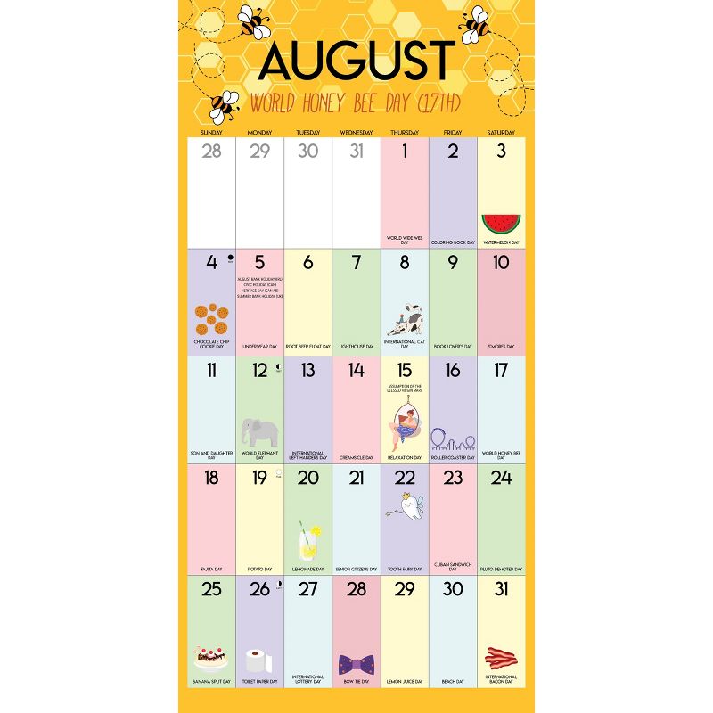 Willow Creek Press 2024 Wall Calendar 12&#34;x12&#34; Holidays for Days, 3 of 4
