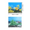Unique Bargains Aquarium Fish Tank Background Poster Double-sided Fish Tank Background Decor Sticker 1pcs - 4 of 4