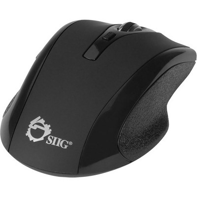 Siig JK-WR0A12-S2 , Wireless Optical Mouse , 6 Buttons , 2.4 GHz, Black