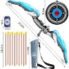 TEMI Bow and Arrow Set for Kids - Archery Toy Set - LED Light Up with Suction Cup Arrows, Target & Quiver, Indoor and Outdoor Toys for Children Boys - 2 of 3