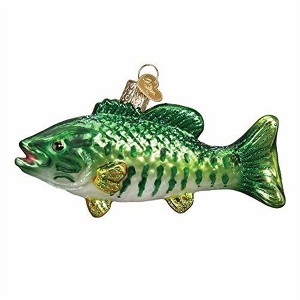 Old World Christmas Blown Glass Ornament for Christmas Tree, Smallmouth Bass - 1 of 4